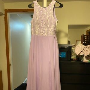 Azazie Kate bridesmaid dress in lilac custom sized